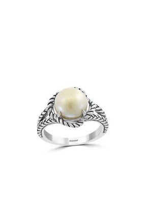 Effy Sterling Silver Freshwater Pearl Ring in White at Nordstrom Rack, Size 7