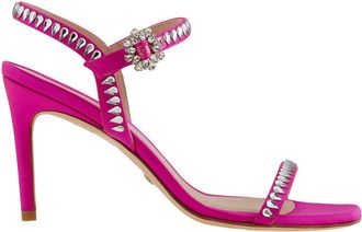 Stuart Weitzman Ladies Flamingo 85 Gemcut Sandals