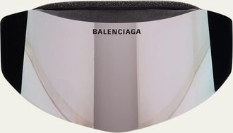 Balenciaga Mens Ski Mask 99mm Plastic & Injected Nylon Goggles