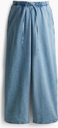 H&M MAMA Schlupfhose aus Denim - Blue