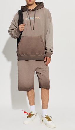 Off-white Hoodie, Mens, Brown