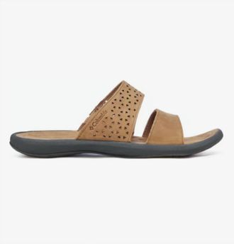 Columbia Womens Caprezee Side Nubuck Sandals In Elk/ Grey