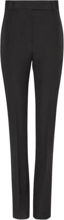 Ferragamo Dames, Broeken, Zwart, Maat: 2XS Wol