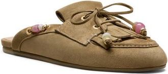 Stuart Weitzman Majorca Tinsley Mule in Golden Olive at Nordstrom, Size 10