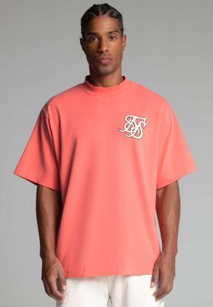 Siksilk T-Shirt SIKSILK Siksilk T-Shirt Logo T-Shirt, Herren, Gr. XL, pink, Obermaterial: 100% Baumwolle CO., Shirts T-Shirt