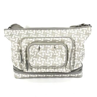 Celine Gray Light Blue Pvc Leather Eco-Bag Shoulder Bag (Pre-Owned)