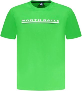 North Sails Katoenen T-shirt - Heren - T-shirts - Groen - 2XL - Katoen - Tops