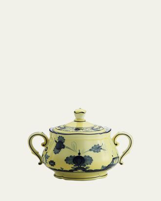 Ginori 1735 Oriente Italiano Sugar Bowl With Cover