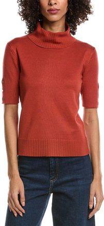 T Tahari Elbow Sleeve Turtleneck Sweater