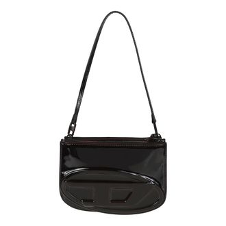 Diesel Shoulder Bags, female, Black, Size: ONE SIZE 1DR Twin Shoulder Bag