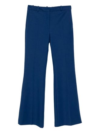 Joseph Tafira trousers - women - Elastane/Cotton/Acetate/Polyester - 44 - Blue