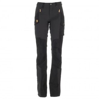 Fjällräven Nikka Trousers Curved Trekkinghose für Damen | schwarz