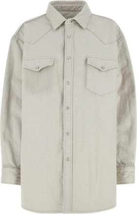 Maison Margiela Chalk Denim Oversize Shirt