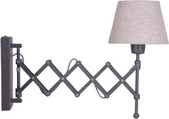 N&auml;ve Naeve Adrienne L&aacute;mpara De Pared Con Pantalla Marr&oacute;n 1xe27