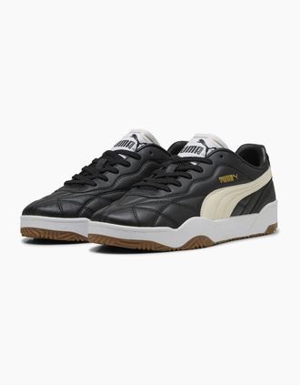 Puma Mens Tifosi Lux Low Top Trainers - Black - Size: 10.5