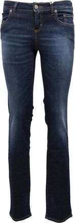 Siviglia Vintage Skinny Fit Broek - Dames - Bootcut Jeans - Blauw - W26 - Katoen - Jeans