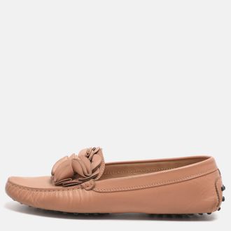 Tod's Tods Gommini Floral Embellished