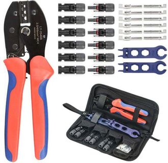 OEM Alicates De Crimpado Para Conectores Fotovoltaicos Mc4, Herramienta Manual, 28 Unidades