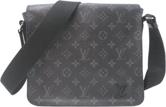 Louis Vuitton Black Monogram Eclipse Shoulder Bag (Pre-Owned)