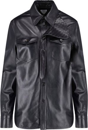 Bottega Veneta Camicia In Nappa Di Agnello