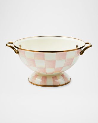MacKenzie-Childs Rosy Check Almost Everything Bowl