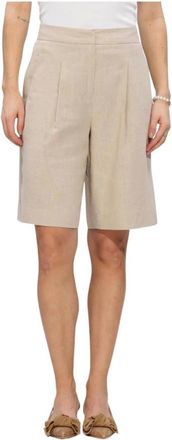 Notre-V Korte Broeken, Dames, Beige, 2Xl, Dames Broeken Nv-hilde