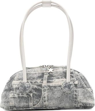 Margesherwood Printed Suede Shoulder Bag