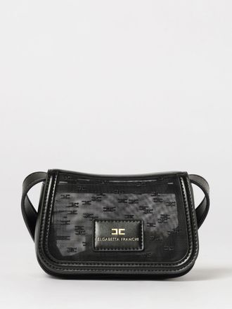 Elisabetta Franchi La Mia Bambina Tulle Shoulder Bag with Logo