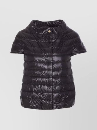 Herno down short-sleeve quilted gilet