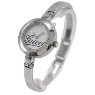 Gucci Pre-owned Watches, female, White, Size: ONE SIZE Pre-owned Stainless Steel Watch