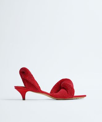 Bottega Veneta Sandali slingback Grace - Rosso - Donna - 37
