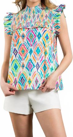 THML Clothing Entrance Top In White