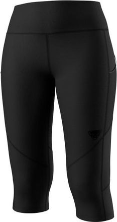 Dynafit Alpine 3/4 Tights Lauftights f&uuml;r Damen | schwarz