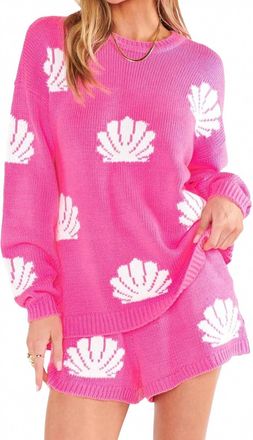 Show me your Mumu Boardwalk Knit Shorts In Hot Pink Shell