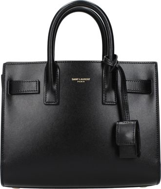 Saint Laurent Handtasche Sac De Jour Damens Schwarzes Leder