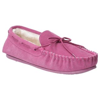 Hush Puppies Dames/dames Allie Slip On Leather Slipper (Rose)