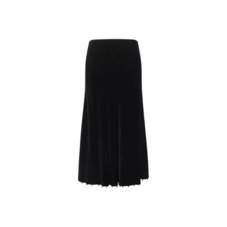 Roberto Cavalli Rok met kralenrand en hoge taille - Dames - Rokken - Zwart - Maat: XL Zijde