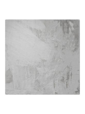 benuta Alfombra de pelo sint&eacute;tico gris 150x150 cm