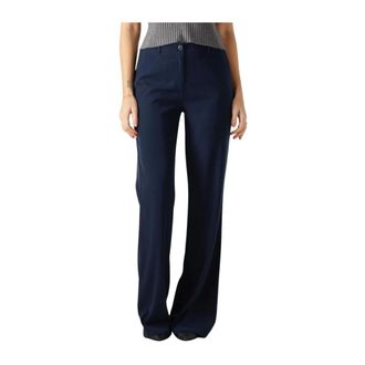 Ydence Ydence, Broeken, Dames, Blauw, S, Polyester, Dames Broeken Pants Solange Tall