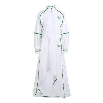 adidas Womens Tennis Jkt Se in White - Size 16 UK