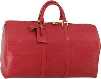 Louis Vuitton Pre-owned Weekend Bags, female, Red, Size: ONE SIZE Pre-owned Vintage Weekend Bag