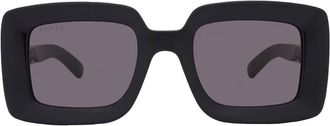 Gucci Grey Square Ladies Sunglasses GG1718S 001 51