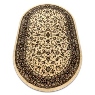 RugsX Rugsx - Alfombra Royal Adr Oval Modelo 1745 Caramelo Beige 100x180 Cm