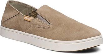Sanuk Tydal Suede Sneaker in Peyote Suede at Nordstrom, Size 10