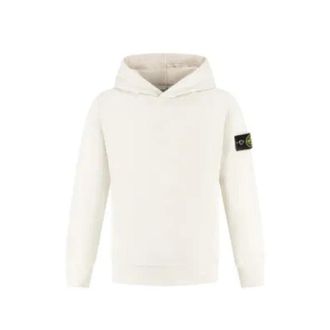 Stone Island Hooded Sweatshirt - male - Stone Island - Kids Sweatshirts - White - 8 Y - Kids