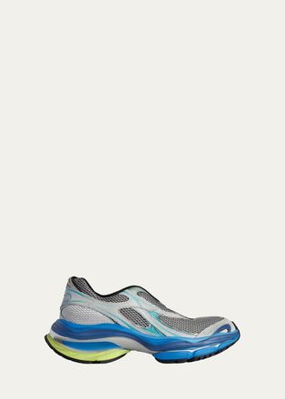 Balenciaga Mens DOrsay Mesh Mismatched Slip-On Sneakers