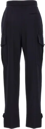 Alexander McQueen Wool-Blend Cargo Cargo Pants - Black
