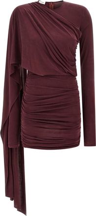 Andamane Maroon Xenia dress