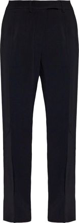 Emporio Armani slim-legged tailored trousers - women - Viscose/Elastane - 38 - Black
