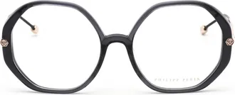 Philipp Plein VPP053S Round Frame Eyeglasses - Black